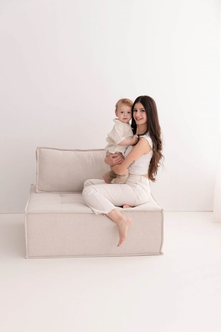 fotografía maternidad Bages madre e hijo