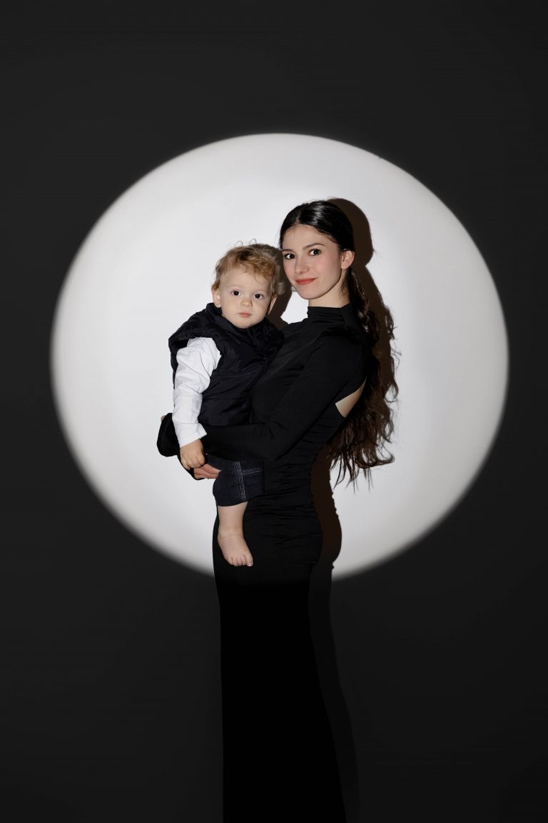 sesión madre con niño en estudio manresa